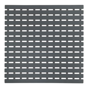 WENKO 23125100-Tappetino doccia antiscivolo ARINOS 54x54 cm grigio/grigio