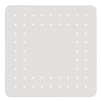 WENKO 23135100-Tappetino antiscivolo per doccia MIRASOL 54x54 cm bianco