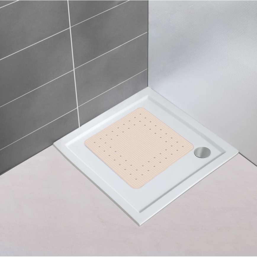 WENKO 23139100-Tappetino MIRASOL 54x54 cm beige