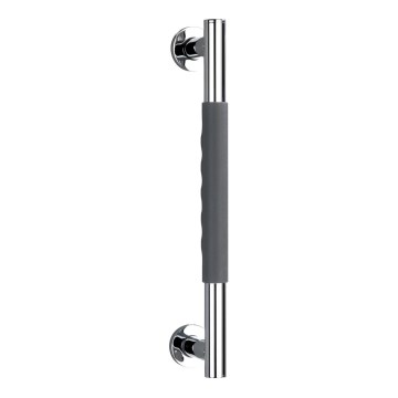 WENKO 23284100-Maniglione SECURA 40,5x9 cm acciaio inox/antracite/cromo lucido