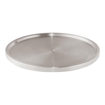 WENKO 2334100 - Vassoio in acciaio inossidabile 26,5x1,5 cm, inox/argento