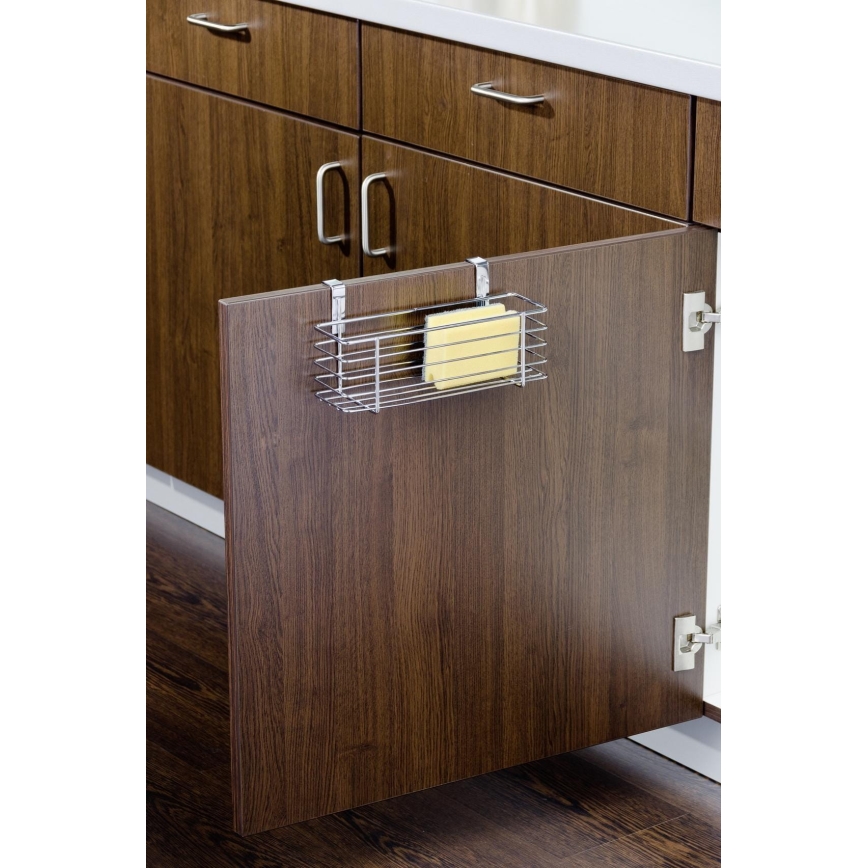 WENKO 2344100 - Cestino SLIM 24x11,5 cm cromo lucido/nero