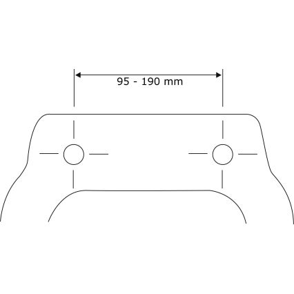 WENKO 23443100 - Sedile WC KOS 44 x 37 cm, nero