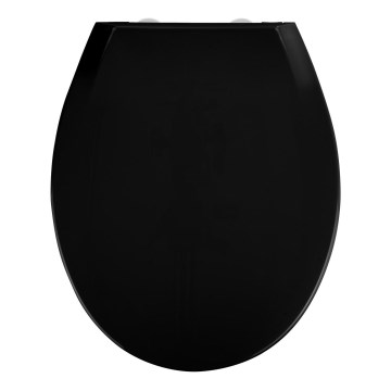 WENKO 23443100-WC sedile WC KOS 44x37 cm nero/argento