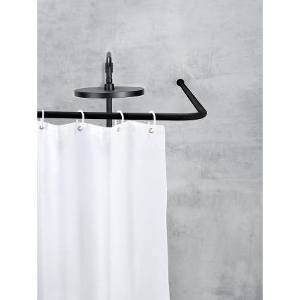 WENKO 23565100 - Asta 2x2 cm nera