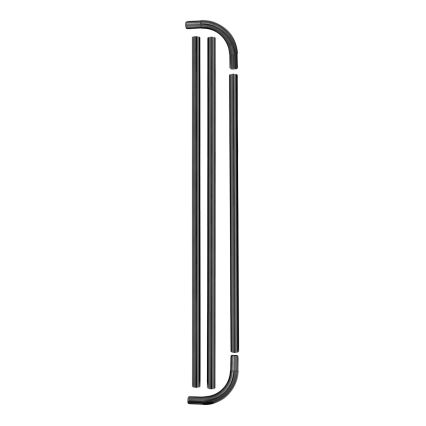 WENKO 23565100 - Asta 2x2 cm nera