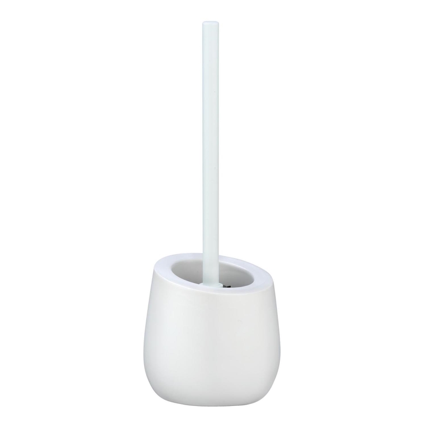 WENKO 23646100 - Scopino WC BADI 13,5x38 cm bianco