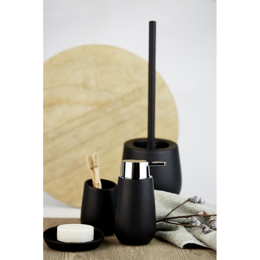 WENKO 23652800 - Dispenser per sapone BADI 320 ml nero