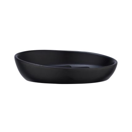 WENKO 23653100 - Portasapone BADI 11,5x3 cm nero