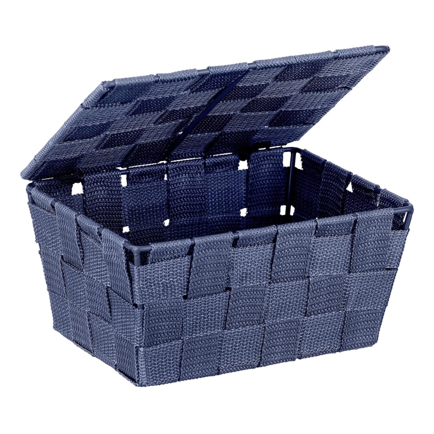 WENKO 23786100 - Cestino ADRIA 19x14 cm blu