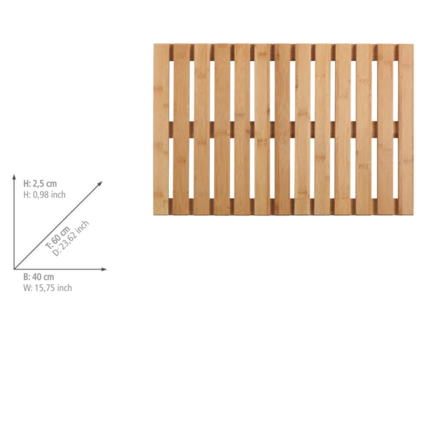 WENKO 23838100 – Tappetino 40 x 60 cm marrone