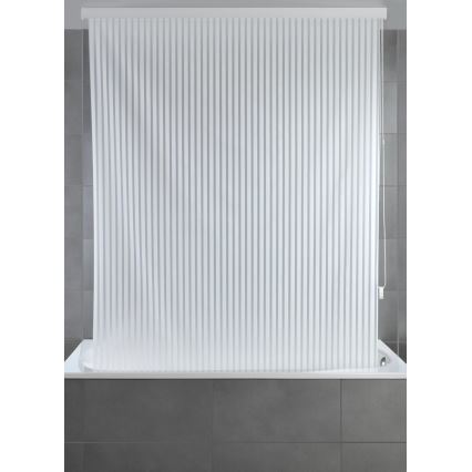 WENKO 23864100 - Tenda a rullo per doccia 132x240 cm bianca