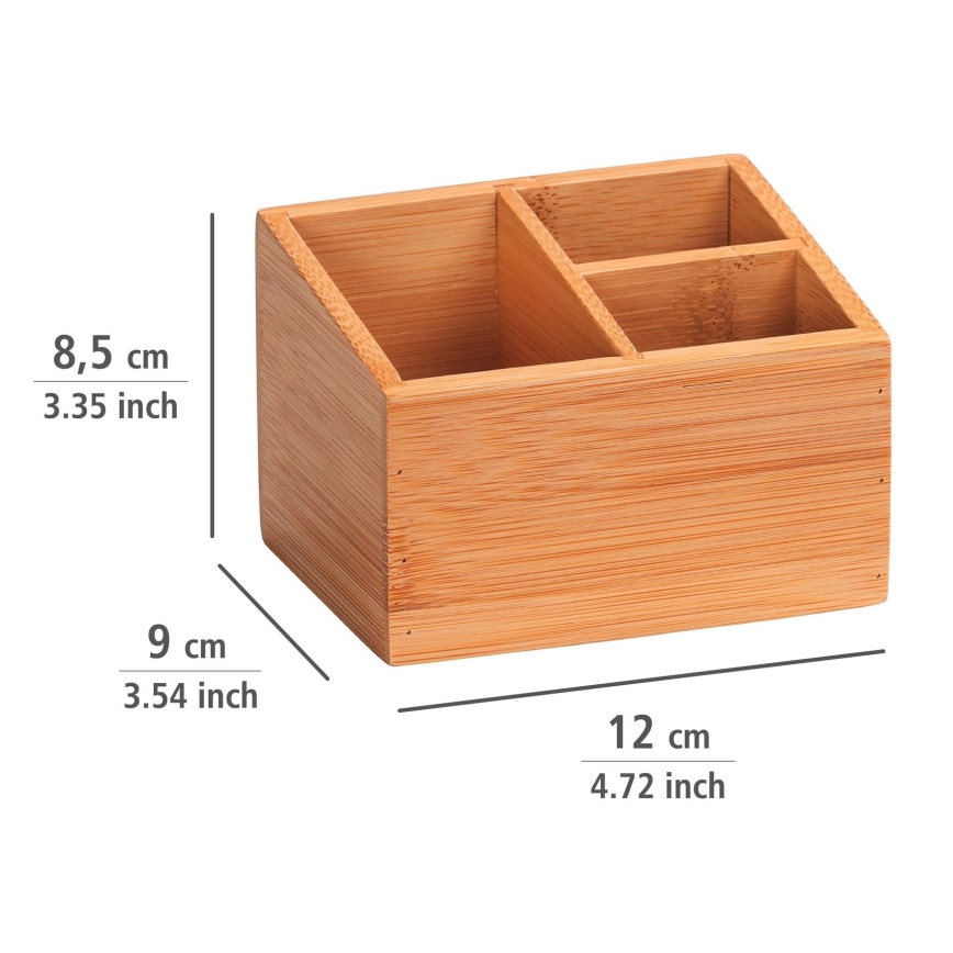 WENKO 23916100 - Organizer TERRA 12x9 cm marrone