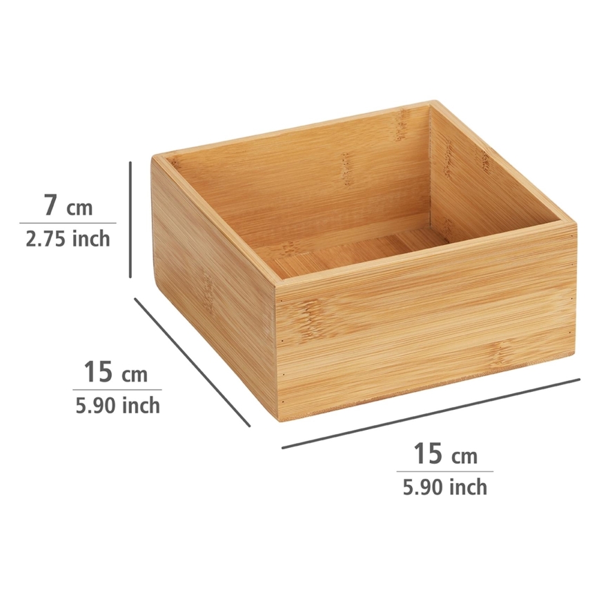 WENKO 23919100 - Vassoio TERRA 15 x 7 cm marrone