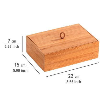WENKO 23924800 - Scatola TERRA 22x15 cm marrone