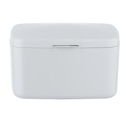 WENKO 23960100 - Scatola BARCELONA 19,5x16 cm bianca/cromo lucido