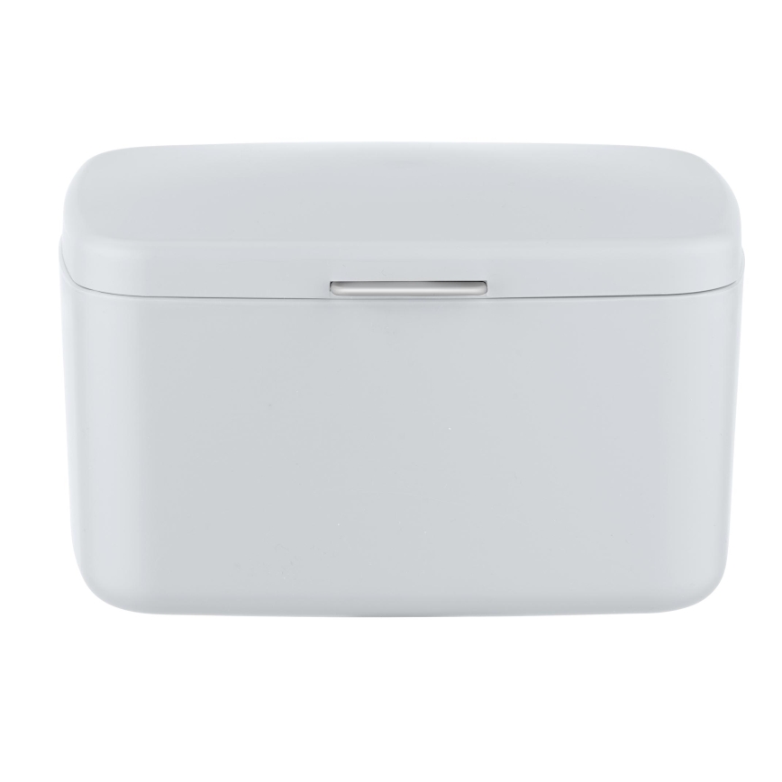 WENKO 23960100 - Scatola BARCELONA 19,5x16 cm bianca/cromo lucido