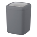 WENKO 23979100 - Cestino BARCELONA 15x20 cm antracite/cromo lucido