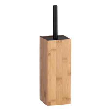 WENKO 23985100 - Scopino per WC PADUA 10x38 cm marrone/nero
