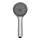 WENKO 23991100 - Soffione doccia SISTEMA DI RISPARMIO IDRICO 9,5x9,5 cm cromo lucido/grigio