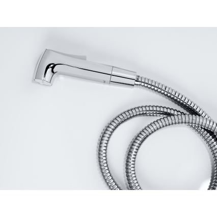 WENKO 23999100 - Set bidet SISTEMA DI RISPARMIO IDRICO 12x7 cm cromo lucido/argento