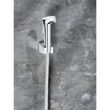 WENKO 23999100 - Set bidet SISTEMA DI RISPARMIO IDRICO 12x7 cm cromo lucido/argento