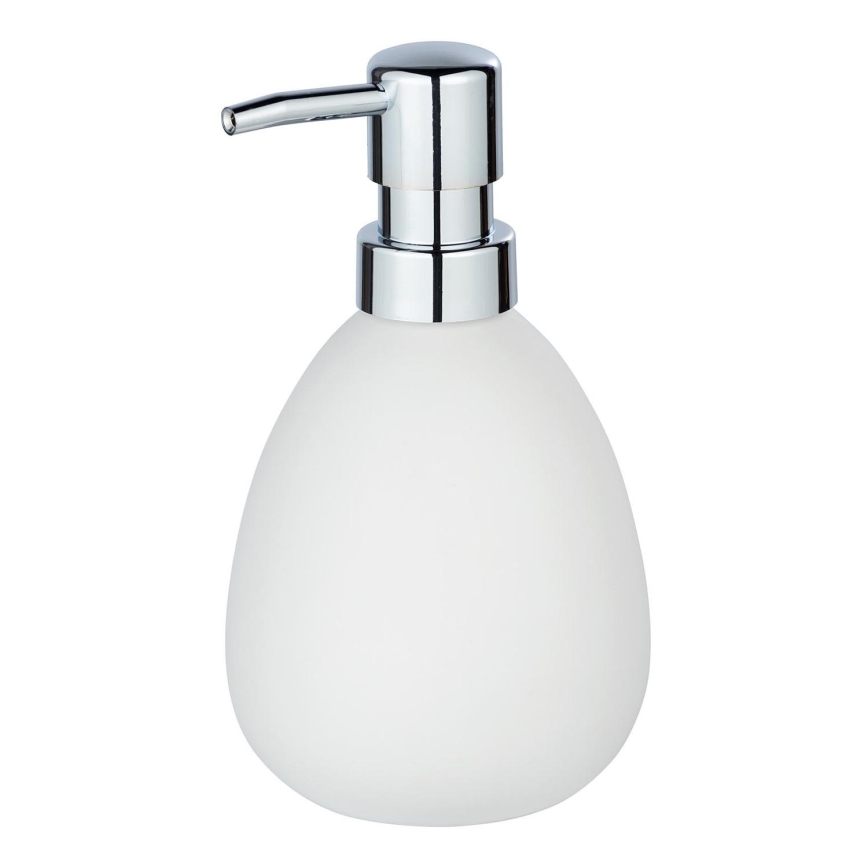 WENKO 24011100 - Dispenser di sapone POLARIS 390 ml bianco