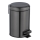 WENKO 24035100 - Cestino LEMAN 17x25 cm acciaio inossidabile/nero
