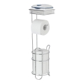 WENKO 24074800 - Porta rotolo per carta igienica 16x59 cm cromo lucido