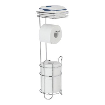 WENKO 24074800 - Porta rotolo per carta igienica 16x59 cm cromo lucido