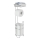 WENKO 24074800 - Porta rotolo per carta igienica 16x59 cm cromo lucido