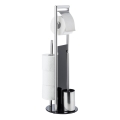 WENKO 24075800 - Set WC RAVINA 20x707 cm acciaio inossidabile/argento/nero