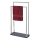 WENKO 24076800 - Porta asciugamani RAVINA 48x80 cm in acciaio inossidabile/argento/nero