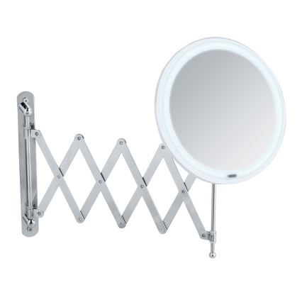 WENKO 24102100 - Specchio BARONA 20x34 cm, finitura cromata lucida