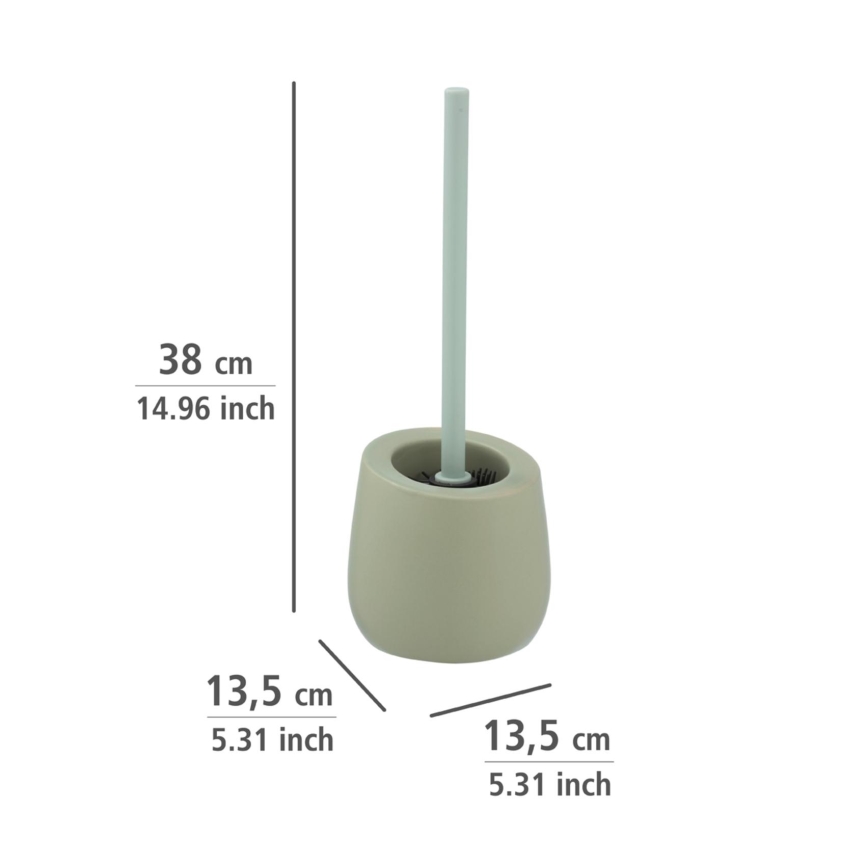 WENKO 24120100 - Scopino WC BADI 13,5x38 cm verde