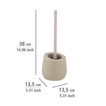 WENKO 24136100 - Scopino WC BADI 13,5x38 cm beige