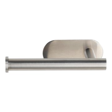 WENKO 24166100 - Portarotolo per carta igienica TURBO-LOC OREA MATT 16x7 cm acciaio inox/argento
