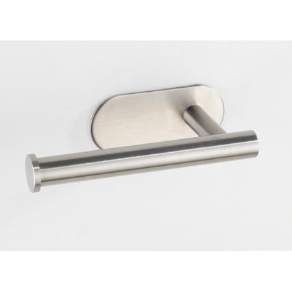WENKO 24166100 - Portarotolo per carta igienica TURBO-LOC OREA MATT 16x7 cm acciaio inox/argento