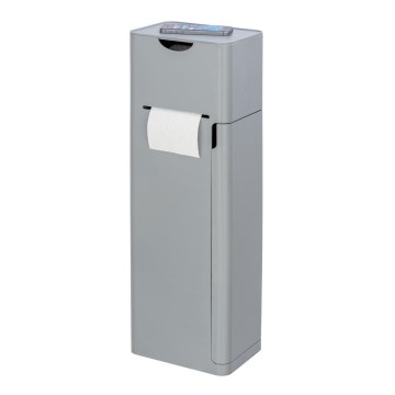 WENKO 24213100 - Scopino per WC IMON 20x58,5 cm grigio