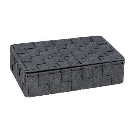 WENKO 24223100 - Cestino ADRIA 26x17 cm grigio/antracite