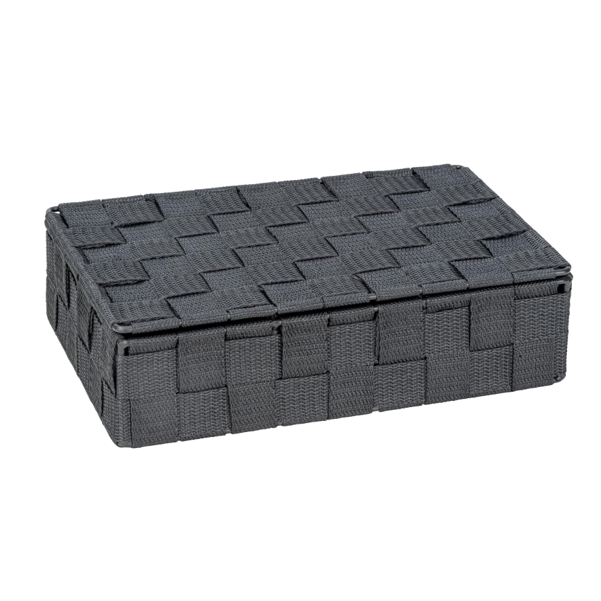 WENKO 24223100 - Cestino ADRIA 26x17 cm grigio/antracite