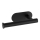 WENKO 24287100-Porta rotolo per carta igienica TURBO-LOC OREA BLACK 16x7 cm acciaio inox/nero