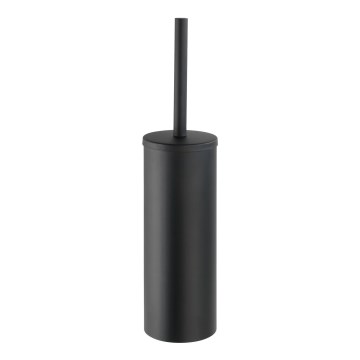 WENKO 24289100-WC spazzola per WC TURBO-LOC OREA NERO 9x39,5 cm acciaio inox/nero