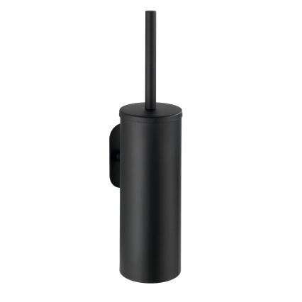 WENKO 24289100-WC spazzola per WC TURBO-LOC OREA NERO 9x39,5 cm acciaio inox/nero