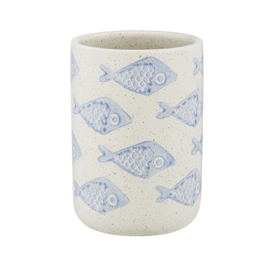 WENKO 24310100 - Bicchiere da bagno AQUAMARIN 8x11 cm beige