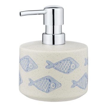 WENKO 24311100 - Dispenser per sapone AQUAMARIN 475 ml beige