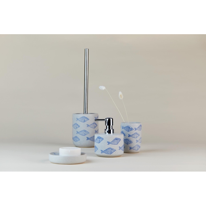 WENKO 24311100 - Dispenser per sapone AQUAMARIN 475 ml beige