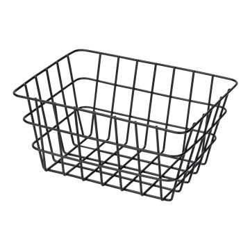 WENKO 24371100 - Cestino VIANA 18x25 cm nero