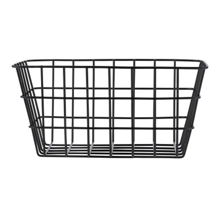 WENKO 24371100 - Cestino VIANA 18x25 cm nero