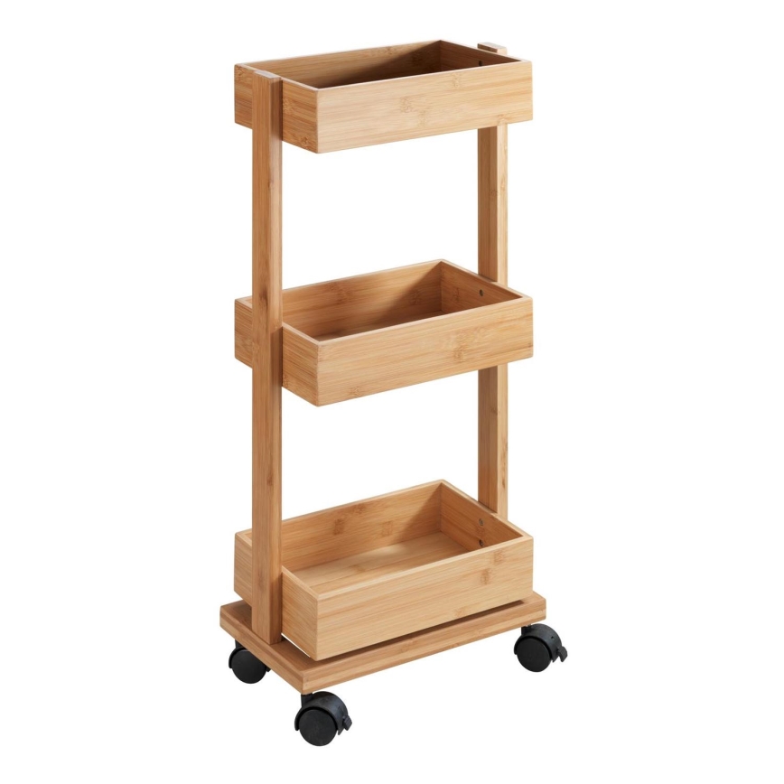 WENKO 24390100 - Scaffale TORTONA 18x71,5 cm marrone/nero